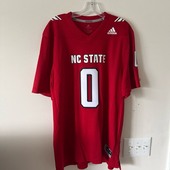 Adidas Red NC State Jersey